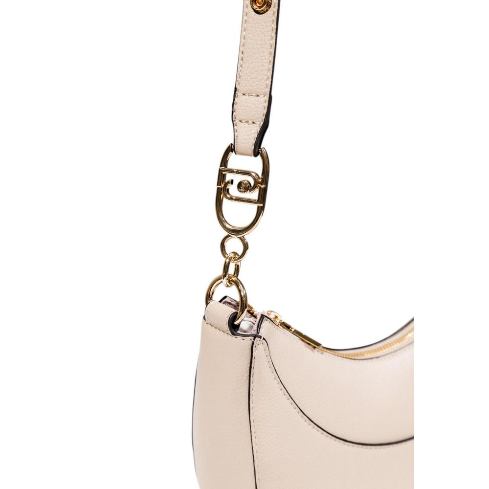 Sac bandoulière beige en polyéthylène Liu Jo