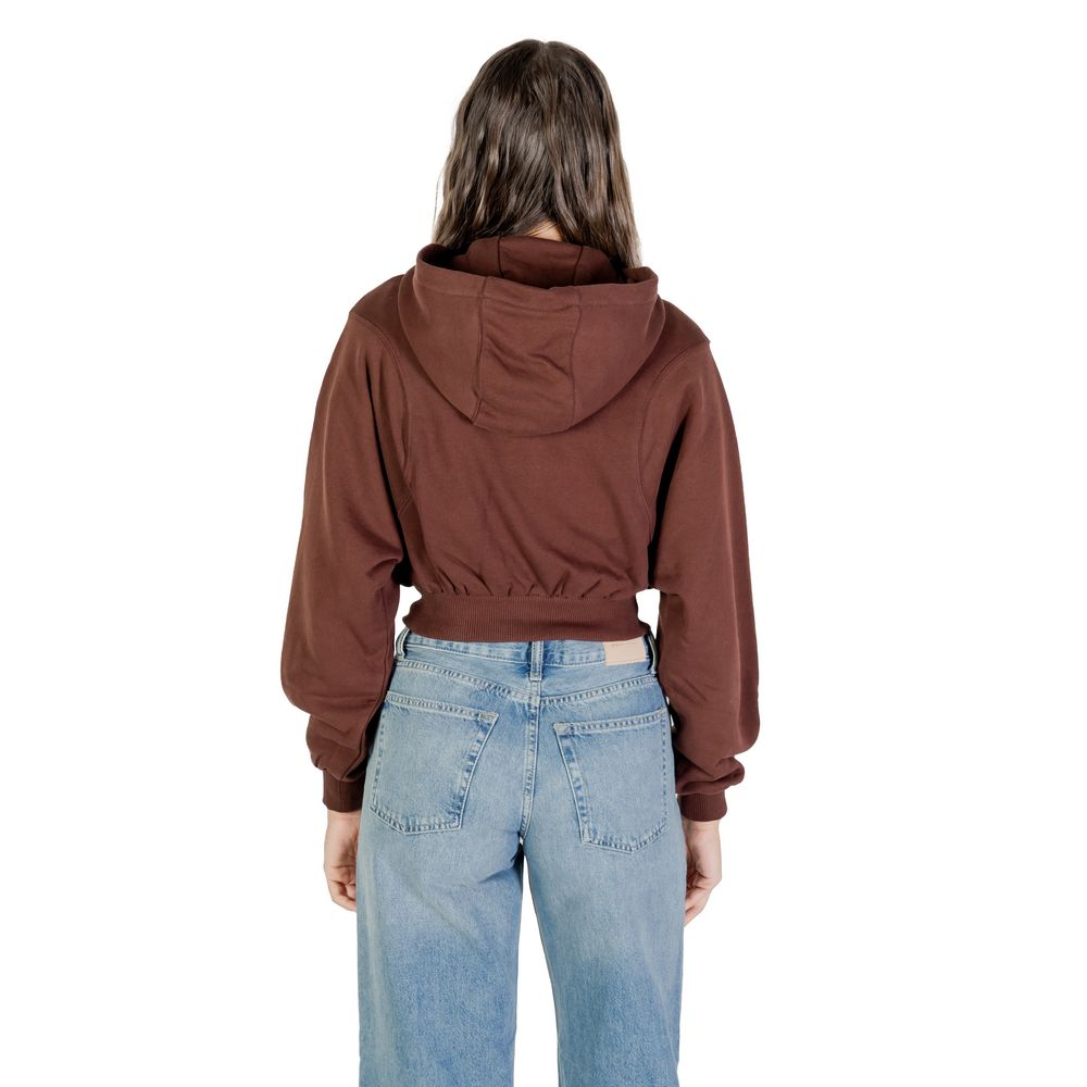 Sweat à capuche marron en coton Tommy Hilfiger