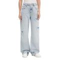 Jean mom bleu clair en coton Tommy Hilfiger