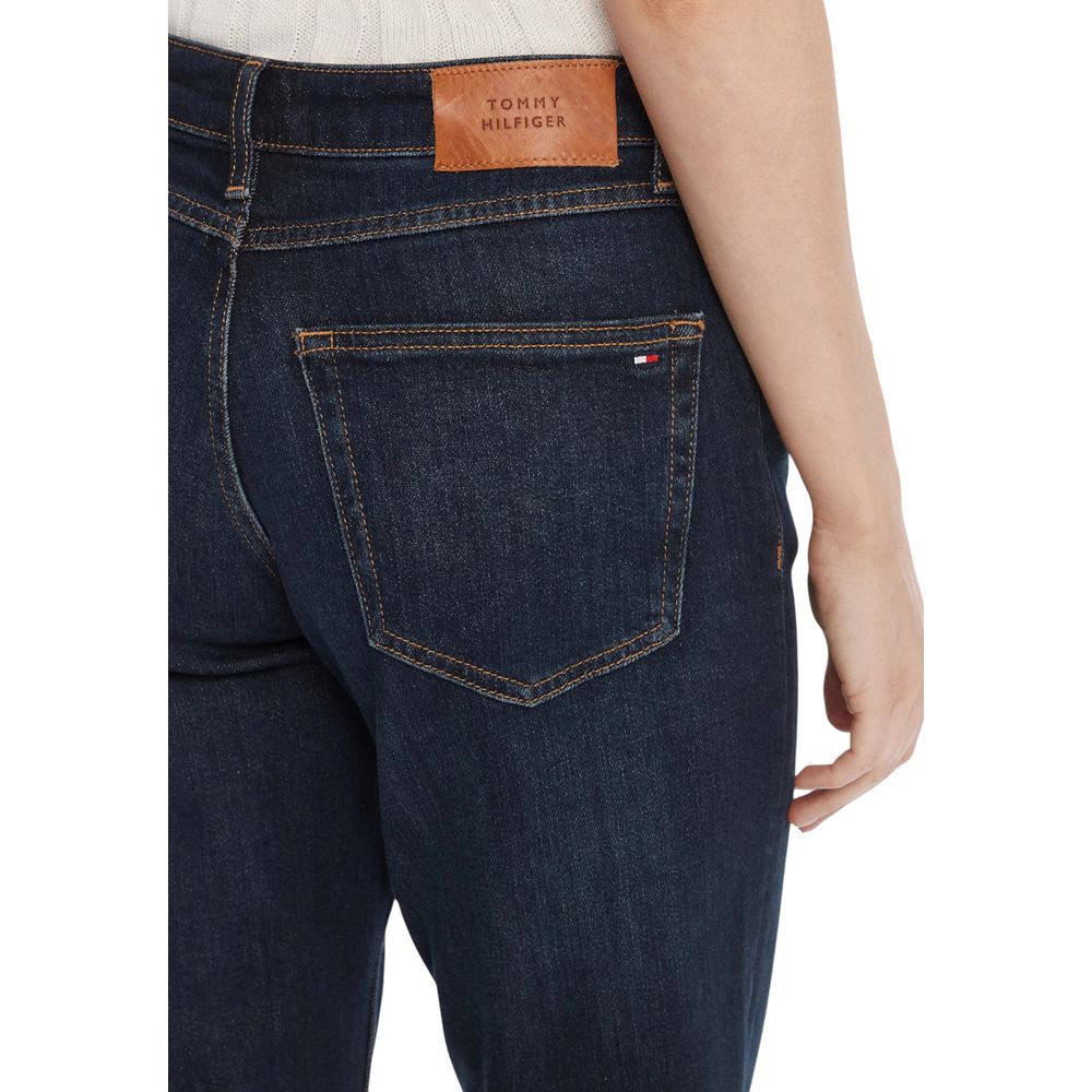 Jean mom bleu en coton recyclé Tommy Hilfiger