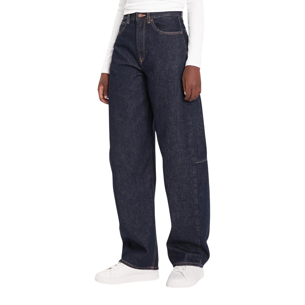 Jean mom en coton bleu Calvin Klein