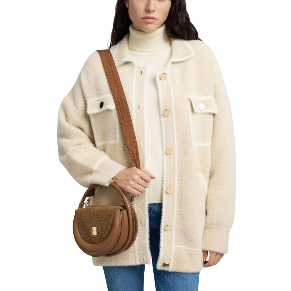 Sac bandoulière en polyéthylène marron Replay