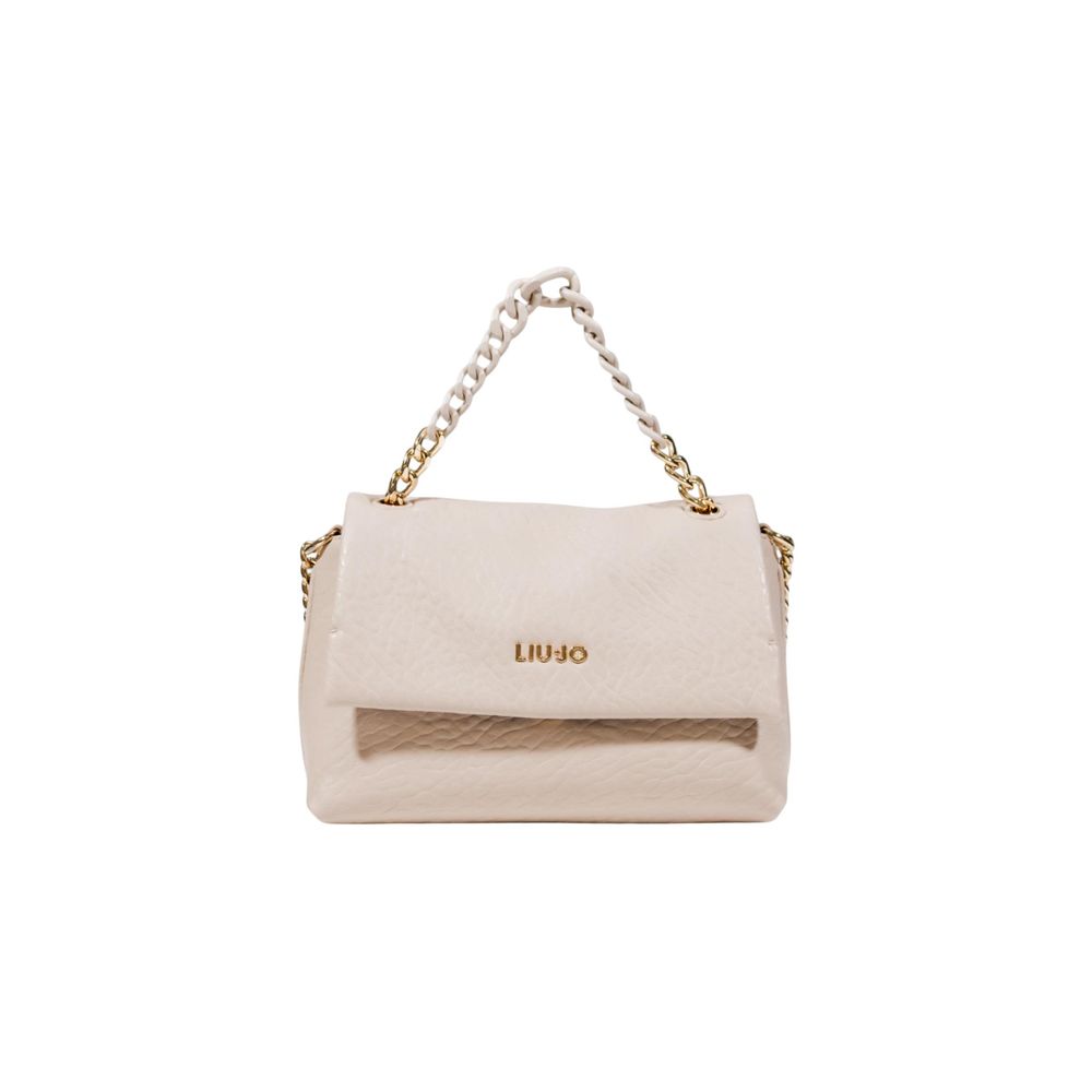 Sac bandoulière beige en polyester Liu Jo