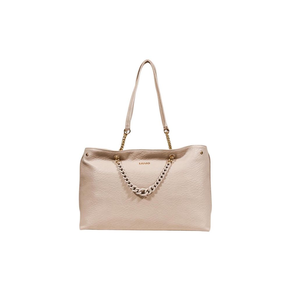 Sac à main beige en polyester Liu Jo