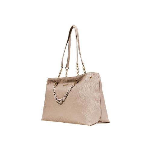 Bolso de mano beige de poliéster Liu Jo