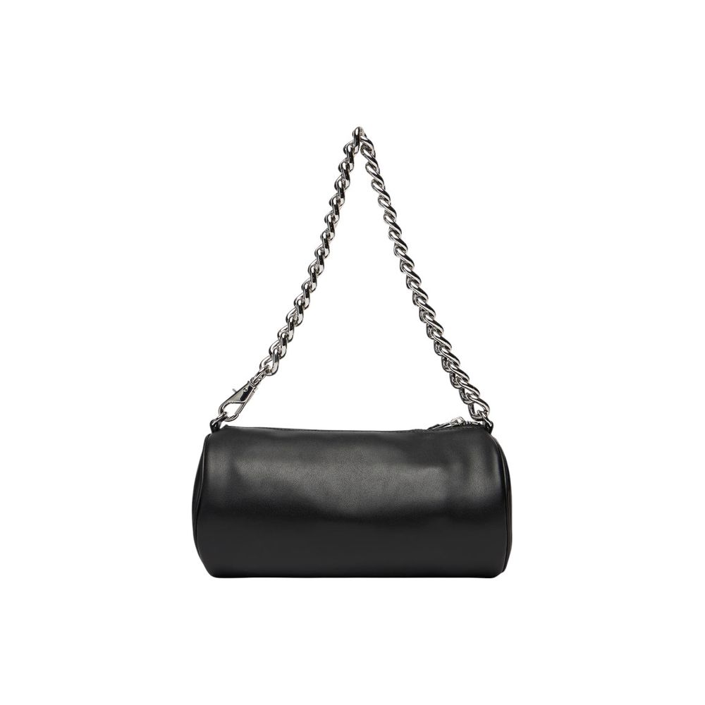 Sac bandoulière en cuir synthétique noir Tommy Hilfiger