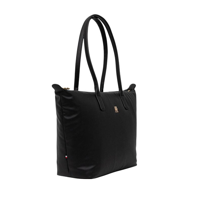 Sac à main noir en polyester Tommy Hilfiger