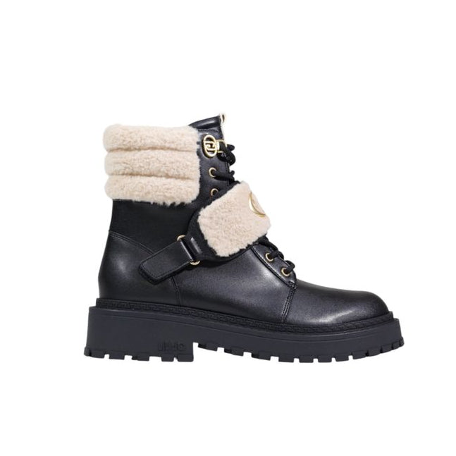Bottines noires en similicuir Liu-Jo