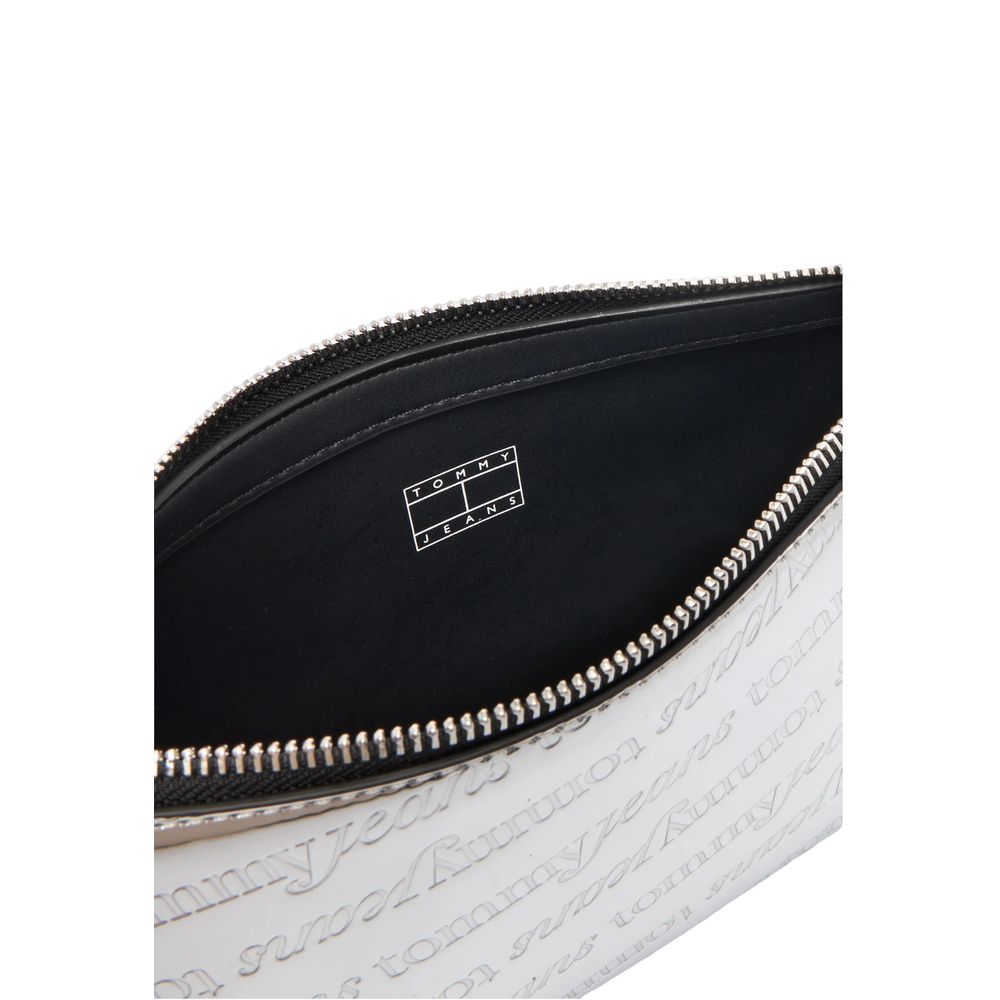 Bandoulière en polyéthylène argenté Tommy Hilfiger