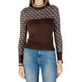 Pull marron en polyester Guess