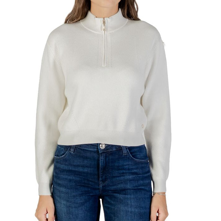 Sweat en viscose crème Guess