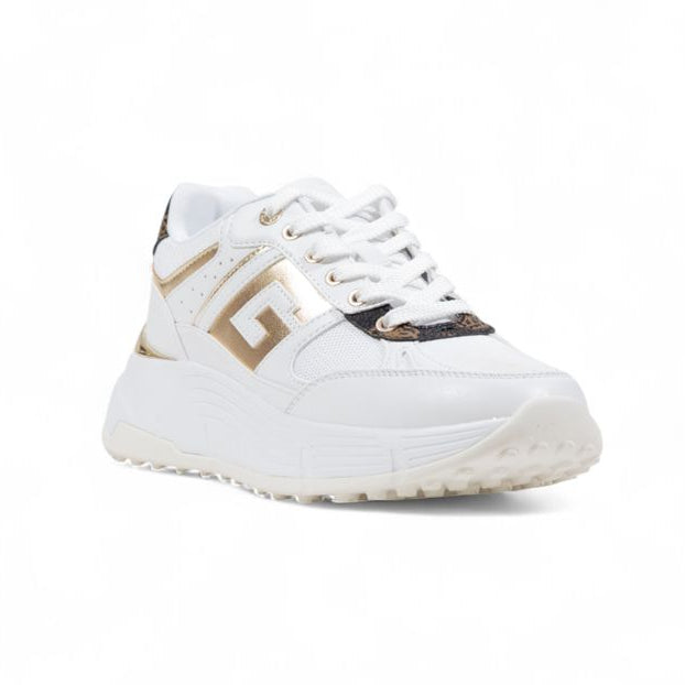 Baskets épaisses en polyéthylène blanc Guess