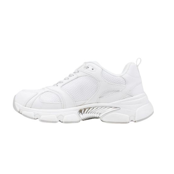 Baskets blanches à semelle épaisse Guess