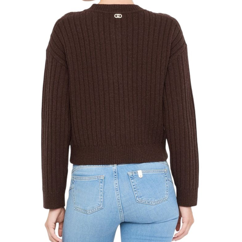 Gilet en laine marron Liu-Jo