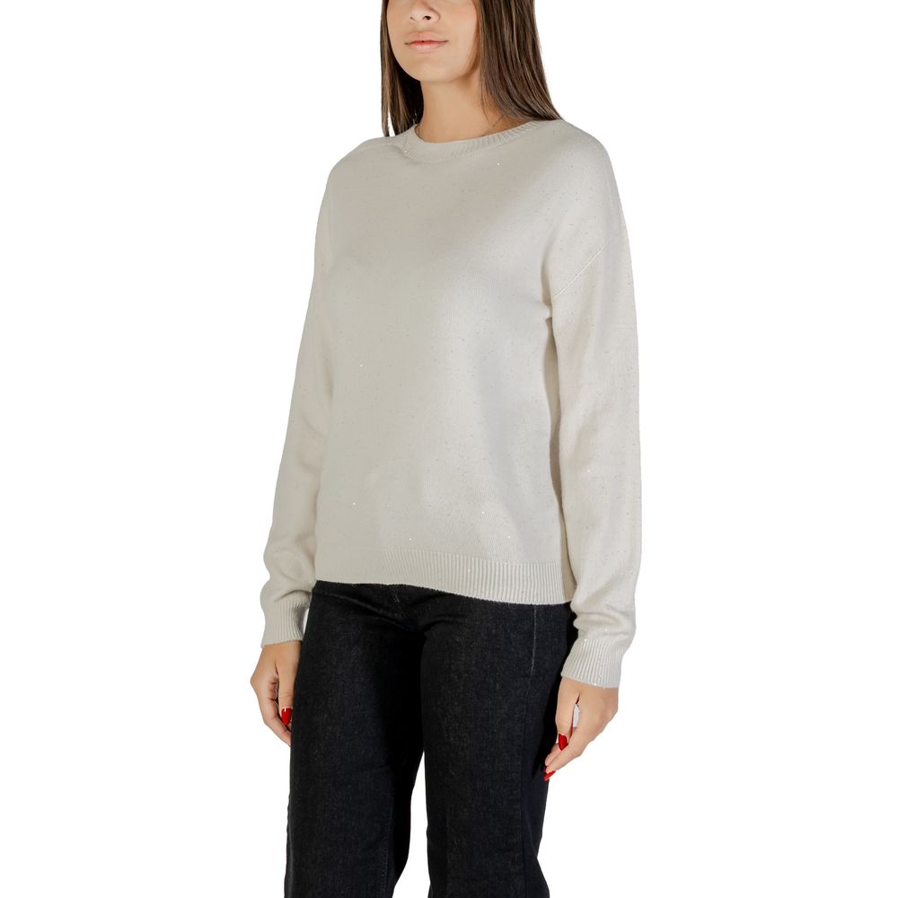 Pull blanc en viscose Liu-Jo