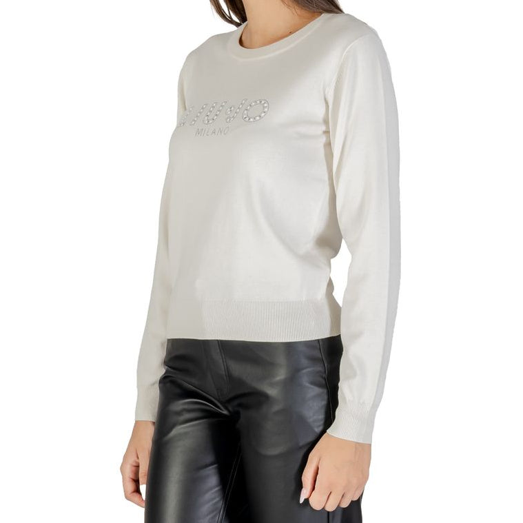 Pull blanc en viscose Liu-Jo