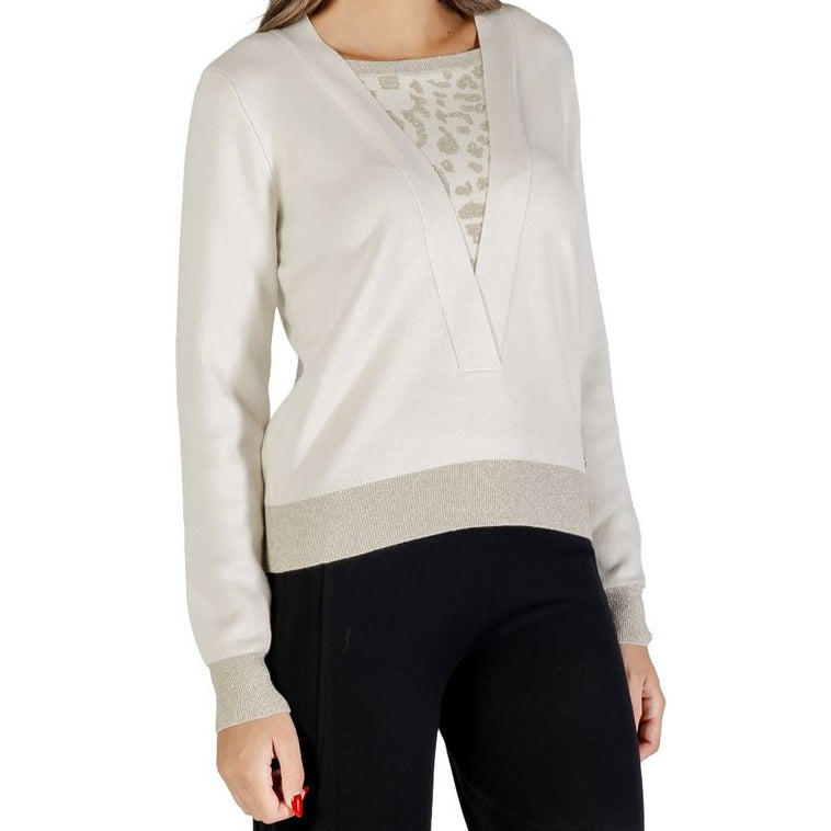 Pull blanc en viscose Liu-Jo