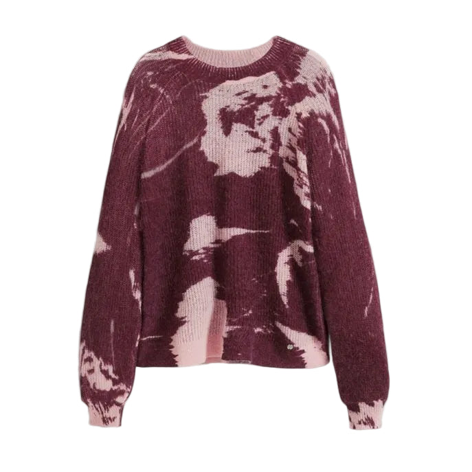 Pull violet en polyamide Desigual