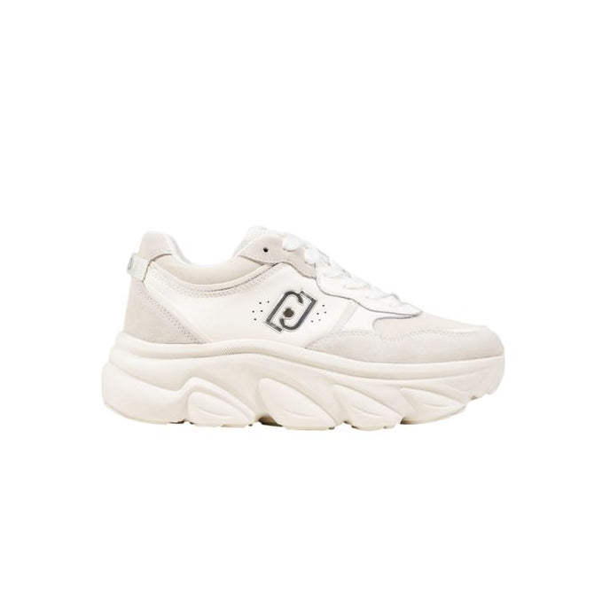 Baskets épaisses en cuir artificiel blanc Liu-Jo