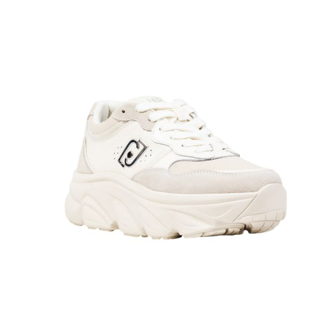 Baskets épaisses en cuir artificiel blanc Liu-Jo