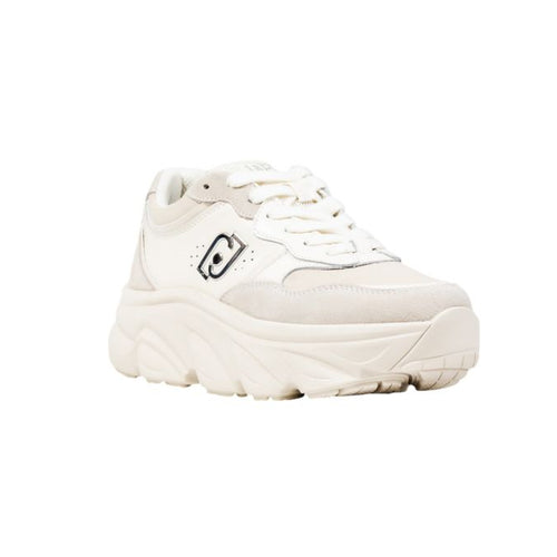 Baskets épaisses en cuir artificiel blanc Liu-Jo