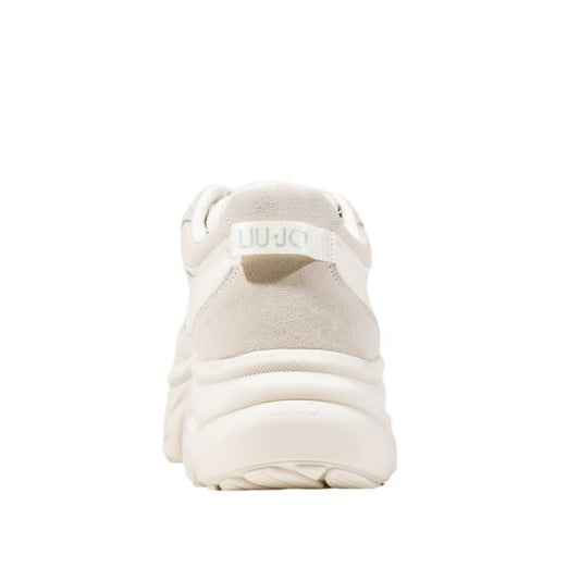 Baskets épaisses en cuir artificiel blanc Liu-Jo