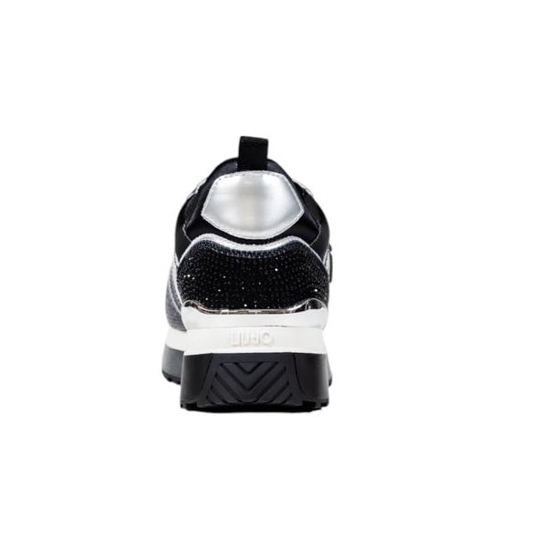 Baskets épaisses en synthétique noir et blanc Liu-Jo