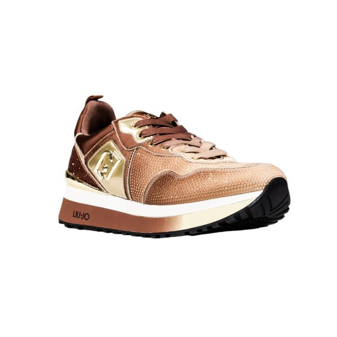 Baskets épaisses en synthétique marron Liu-Jo