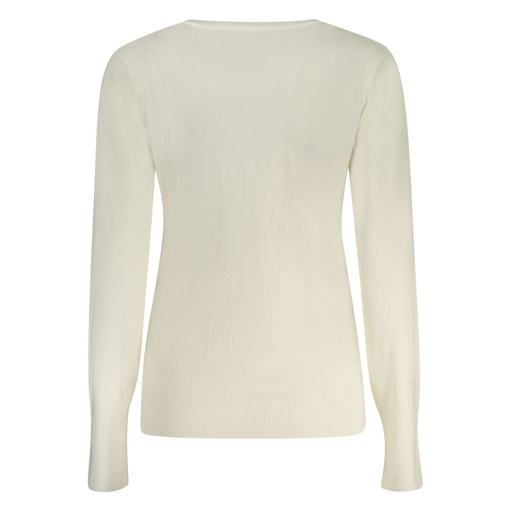 Pull en viscose blanche Guess