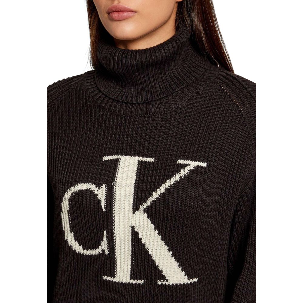 Pull en coton noir Calvin Klein