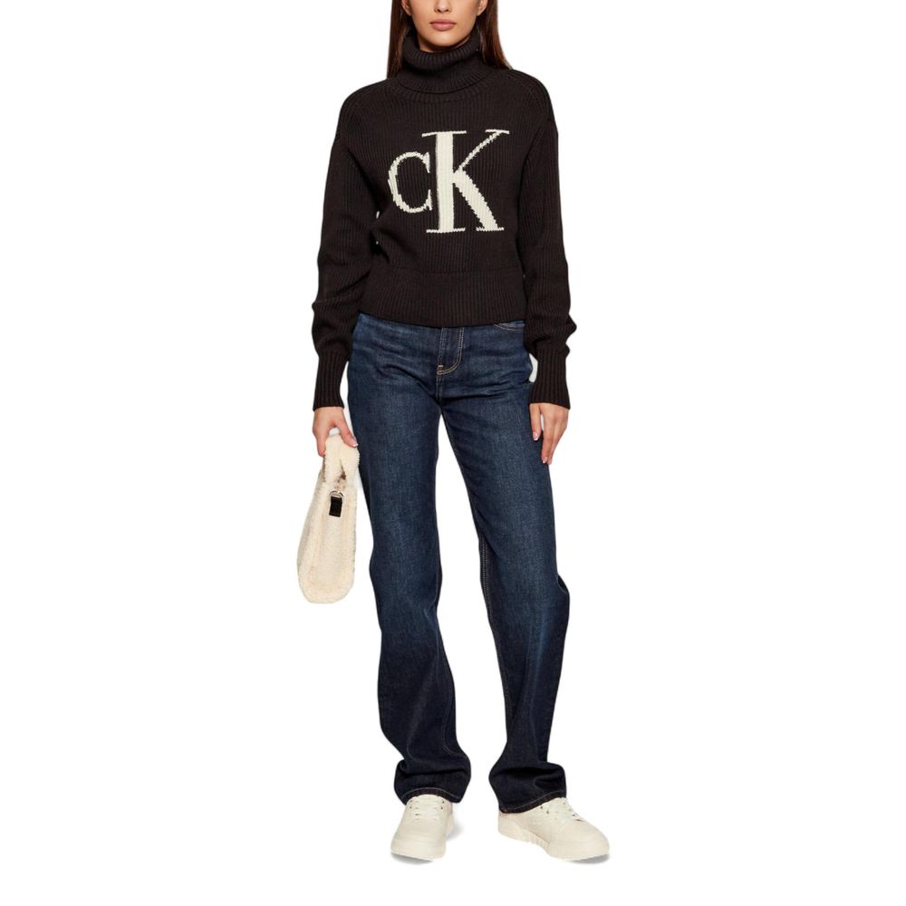 Pull en coton noir Calvin Klein
