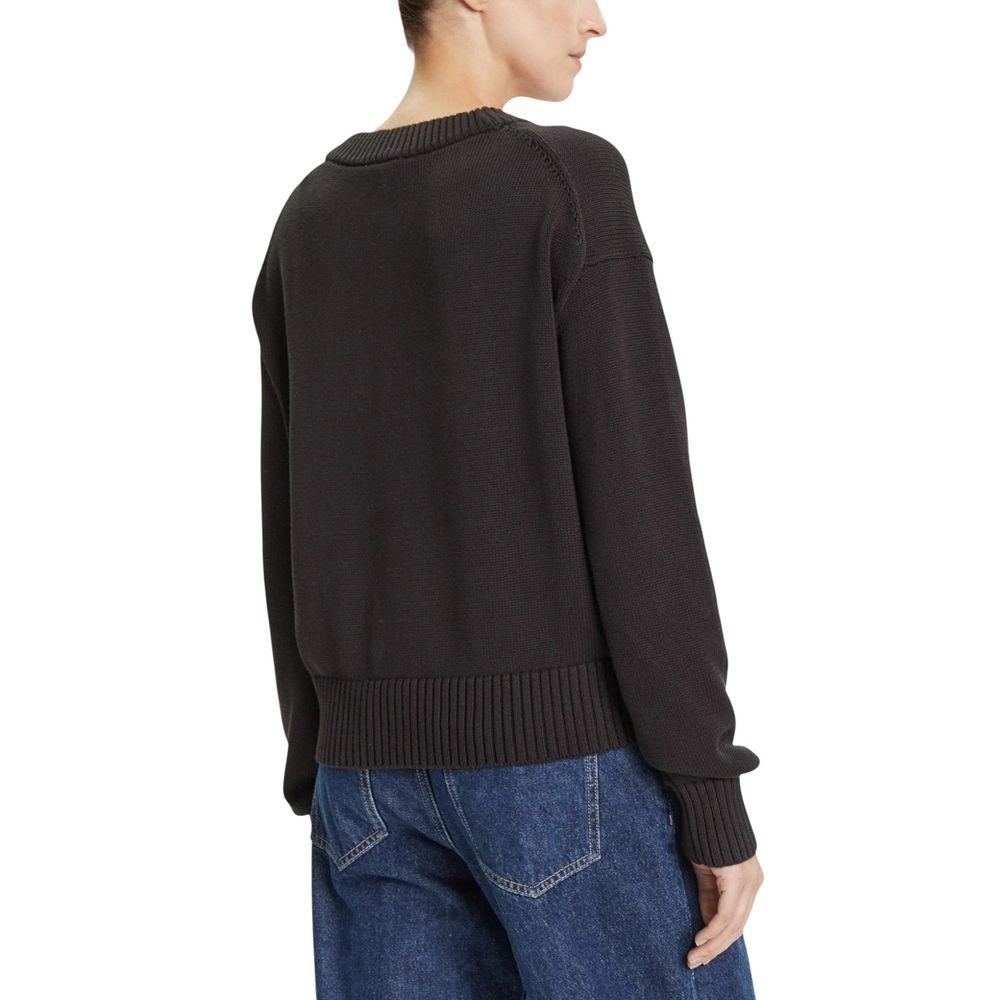 Pull en coton noir Calvin Klein