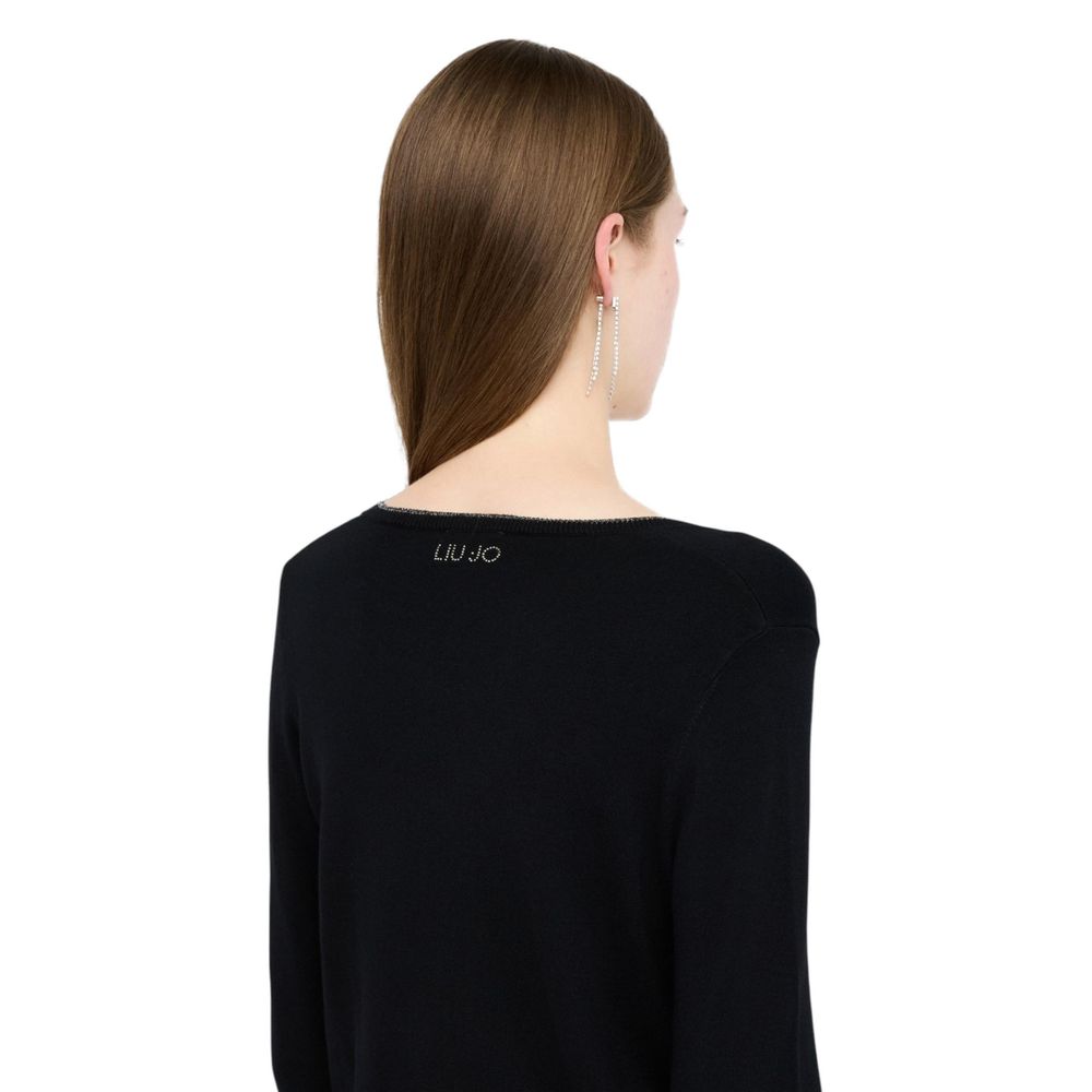 Gilet en textile noir Liu-Jo