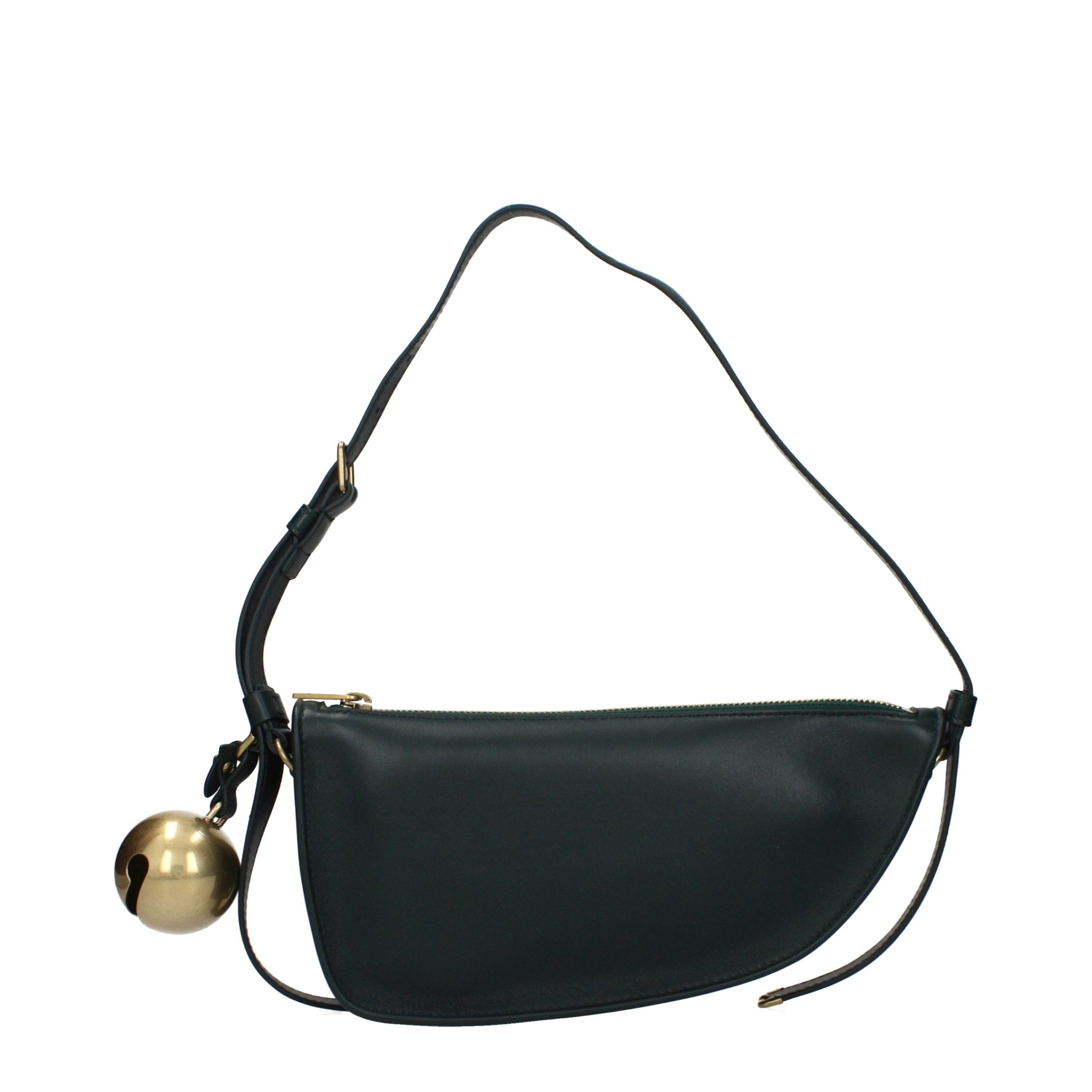 Sac bandoulière en cuir vert Burberry