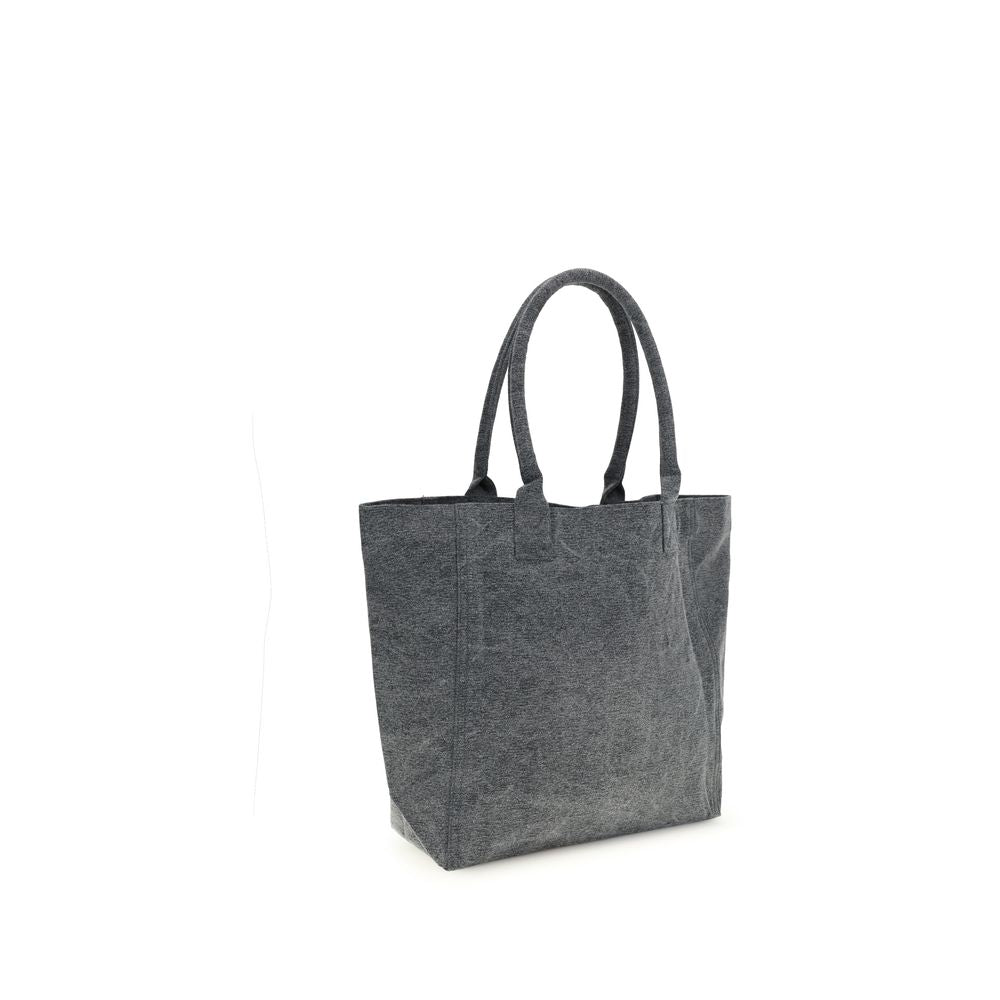 Sac cabas en coton gris Isabel Marant