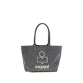 Sac cabas en coton gris Isabel Marant