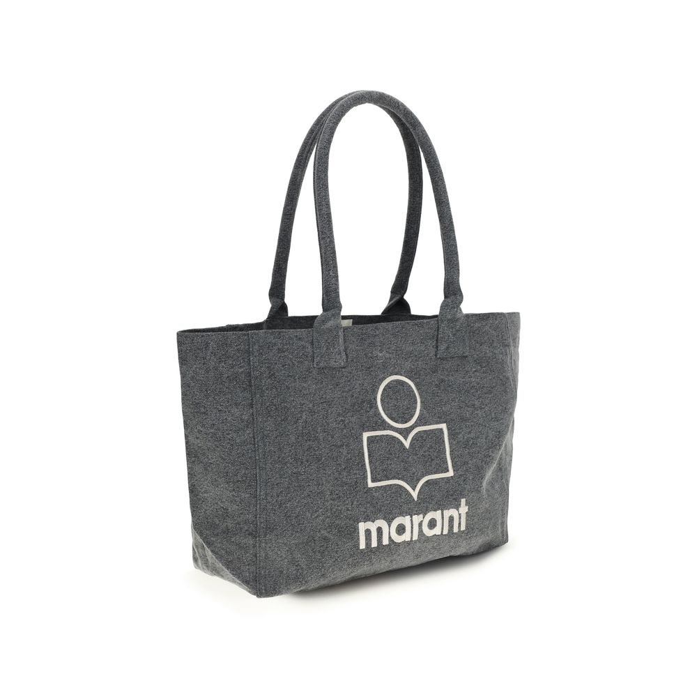 Sac cabas en coton gris Isabel Marant