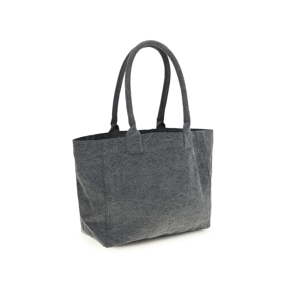 Sac cabas en coton gris Isabel Marant