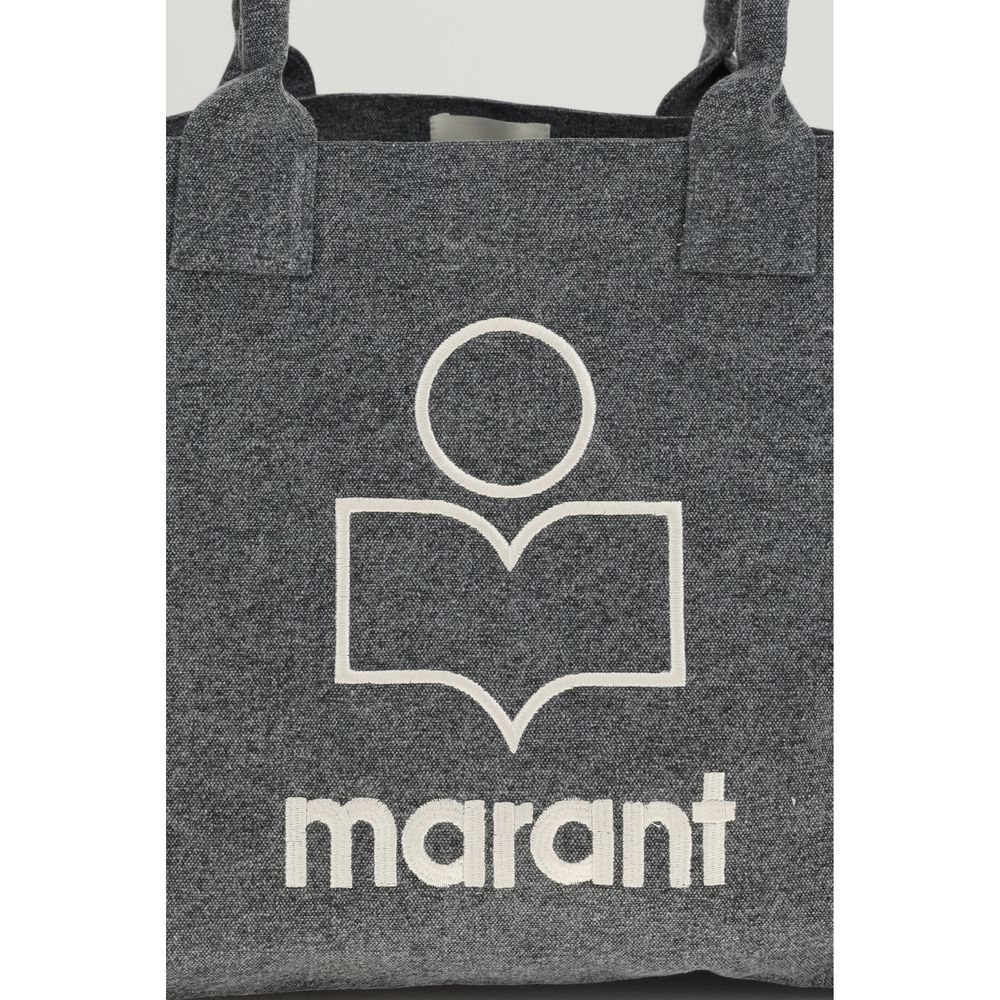 Sac cabas en coton gris Isabel Marant