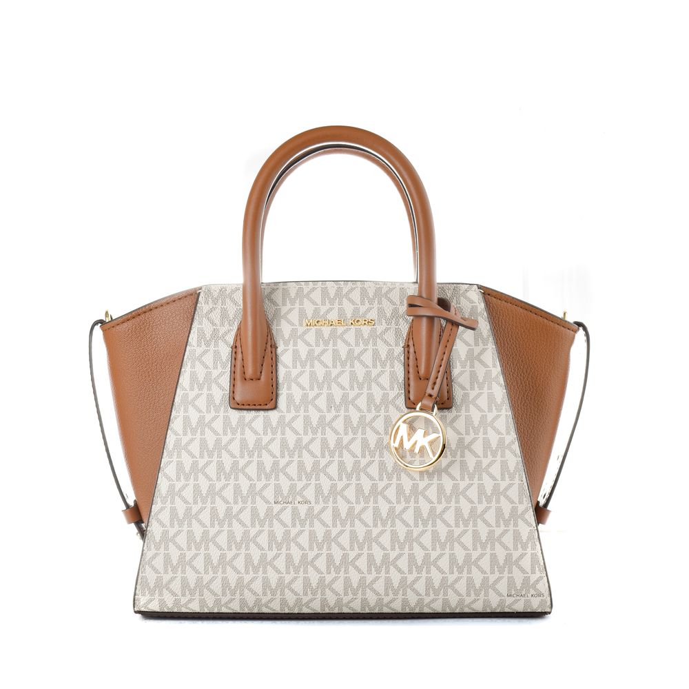 Sac à main en toile beige Michael Kors