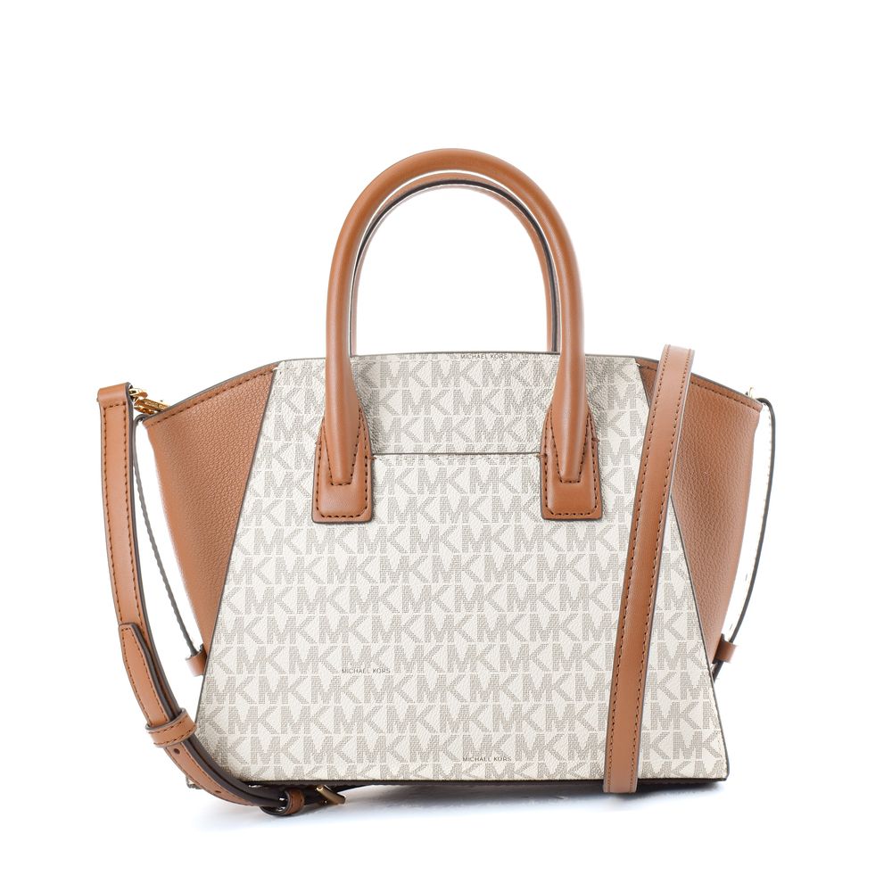Sac à main en toile beige Michael Kors