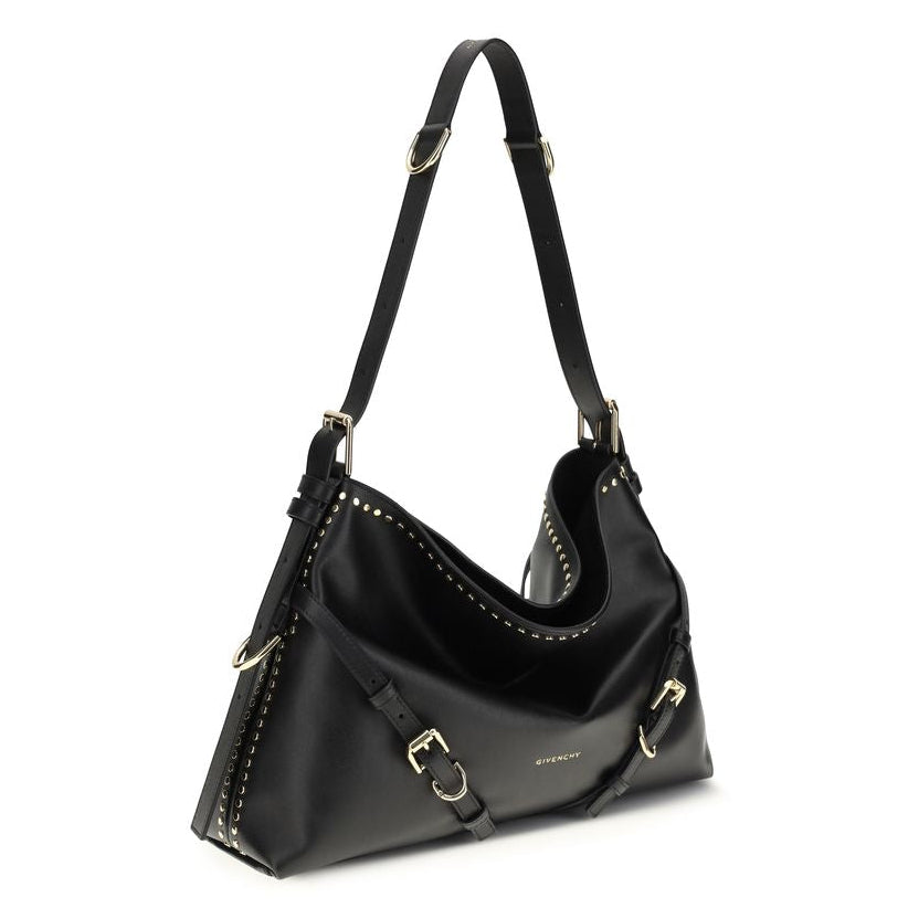 Black Calf Leather Bos Taurus Shoulder Bag Givenchy
