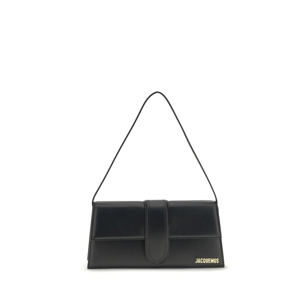 Sac bandoulière Bos Taurus en cuir de veau noir Jacquemus