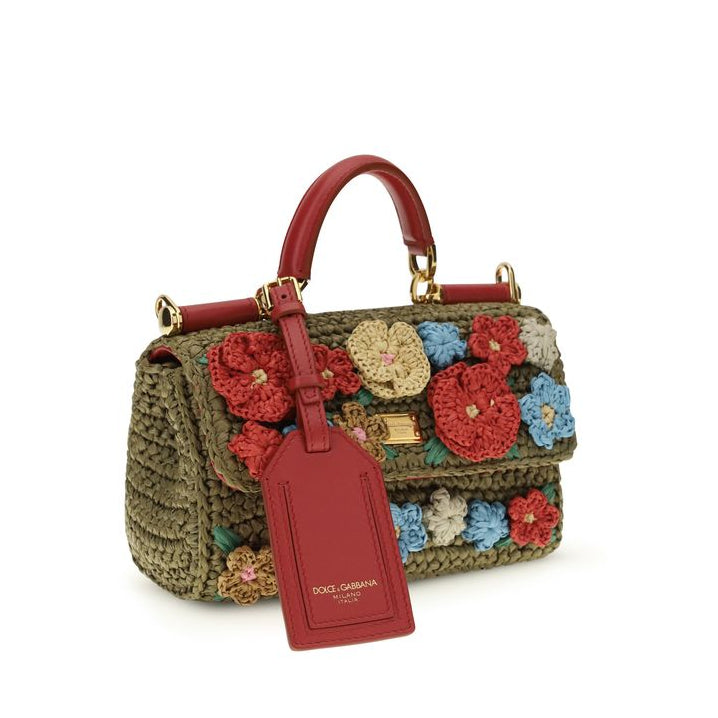 Sac à main multicolore en viscose Dolce&Gabbana