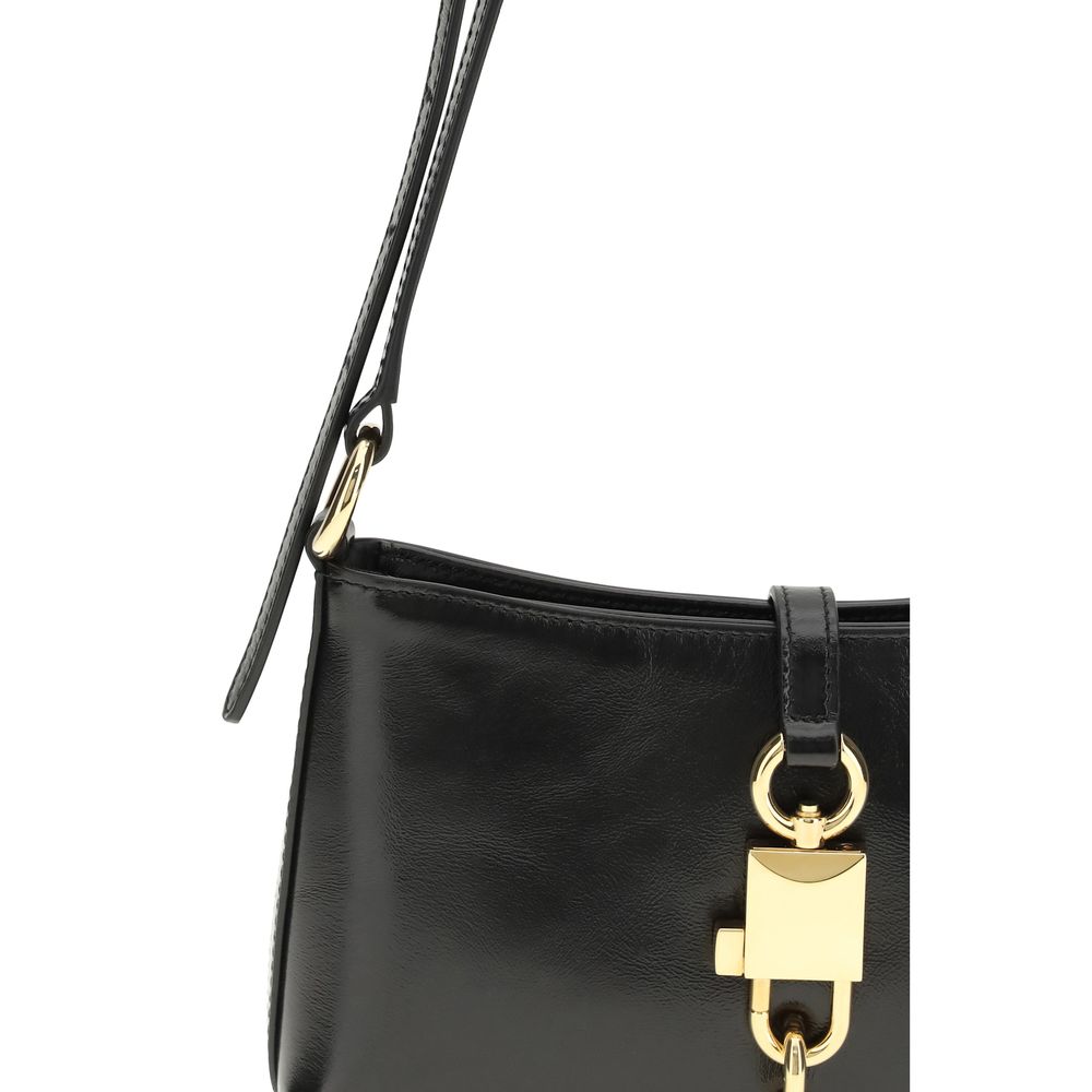 Sac bandoulière Bos Taurus en cuir de veau noir Dolce&Gabbana