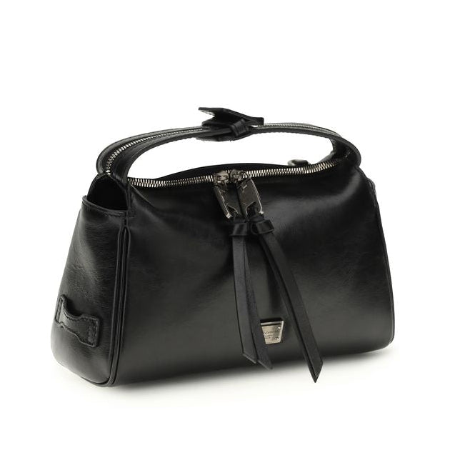 Sac à main Bos Taurus en cuir de veau noir Dolce&Gabbana