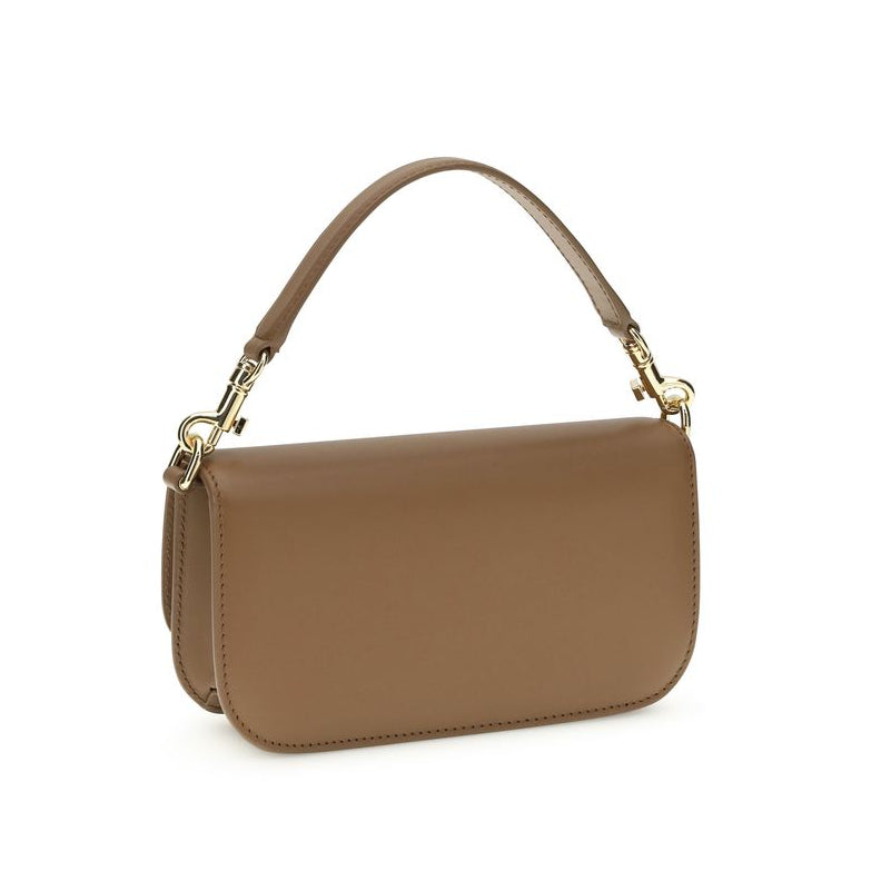 Sac à main Bos Taurus en cuir de veau marron Dolce&Gabbana