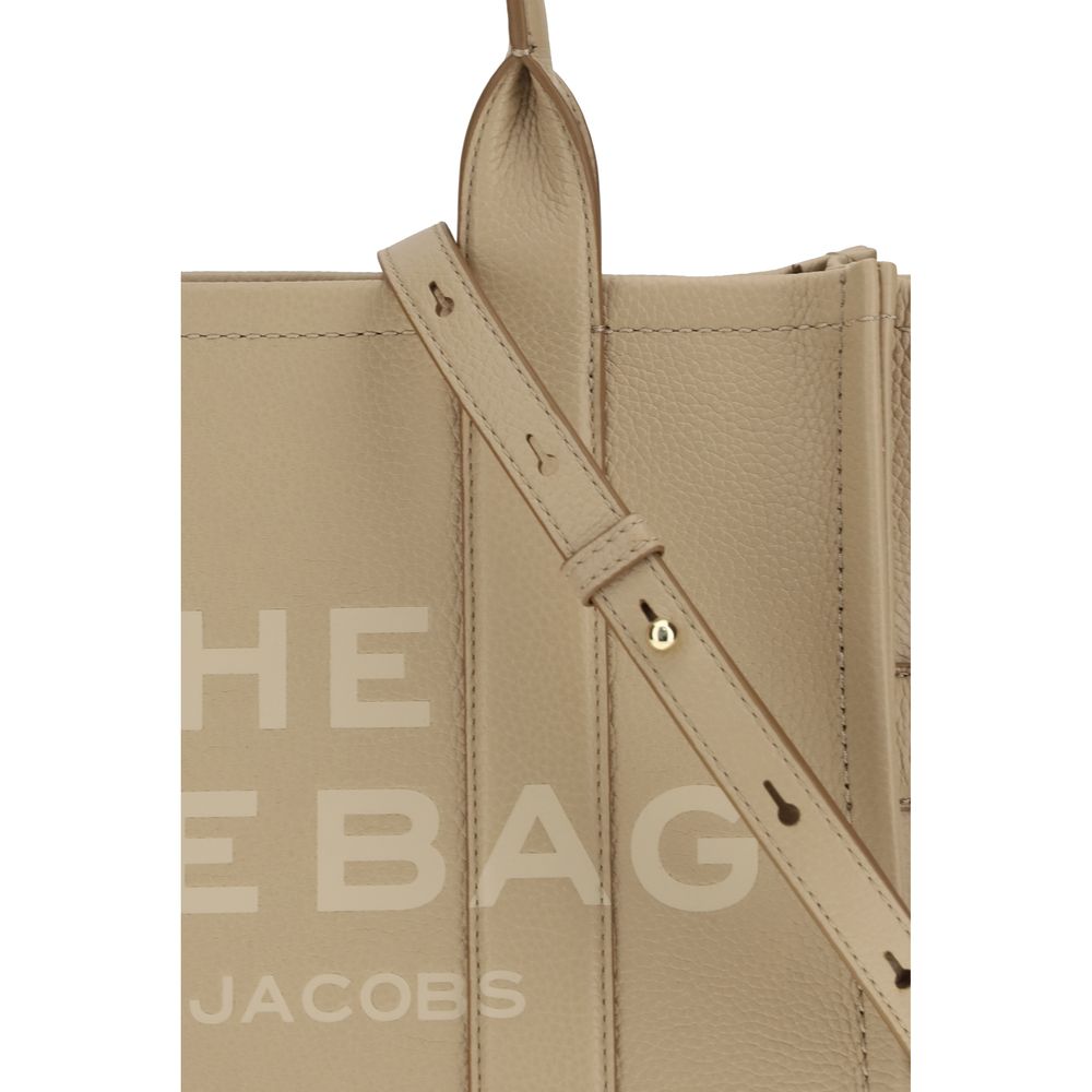 Sac cabas Bos Taurus en cuir de veau beige Marc Jacobs