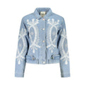 Veste en coton bleu clair Desigual