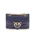 Sac bandoulière Bos Taurus en cuir de veau violet Pinko